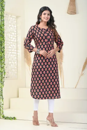 Cotton Butta Print Kurti